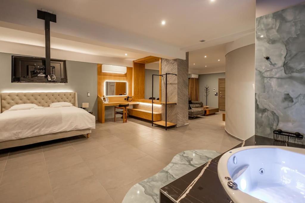 Smaragdi Luxury Jacuzzi Apartment Noho Premium Living Афины Экстерьер фото